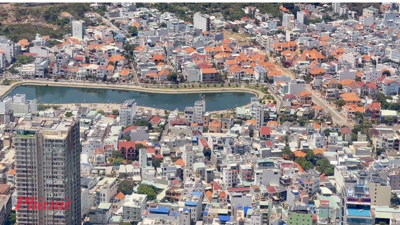 Khu vực trung tâm phường Vũng Tàu nhìn từ trên cao