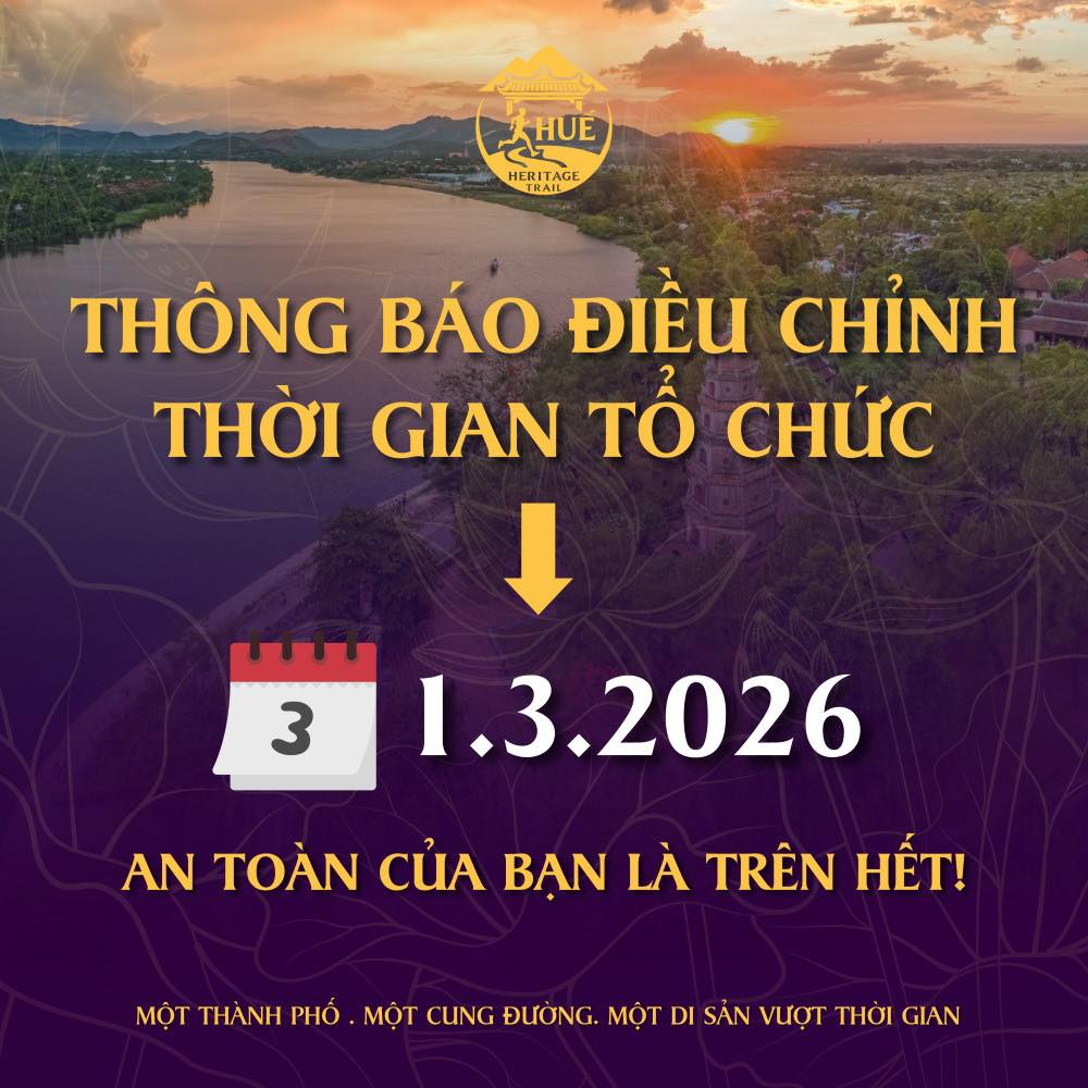 Ban đầu trên trang Facebook Huế Heritage Trail chuyển sang 1/3