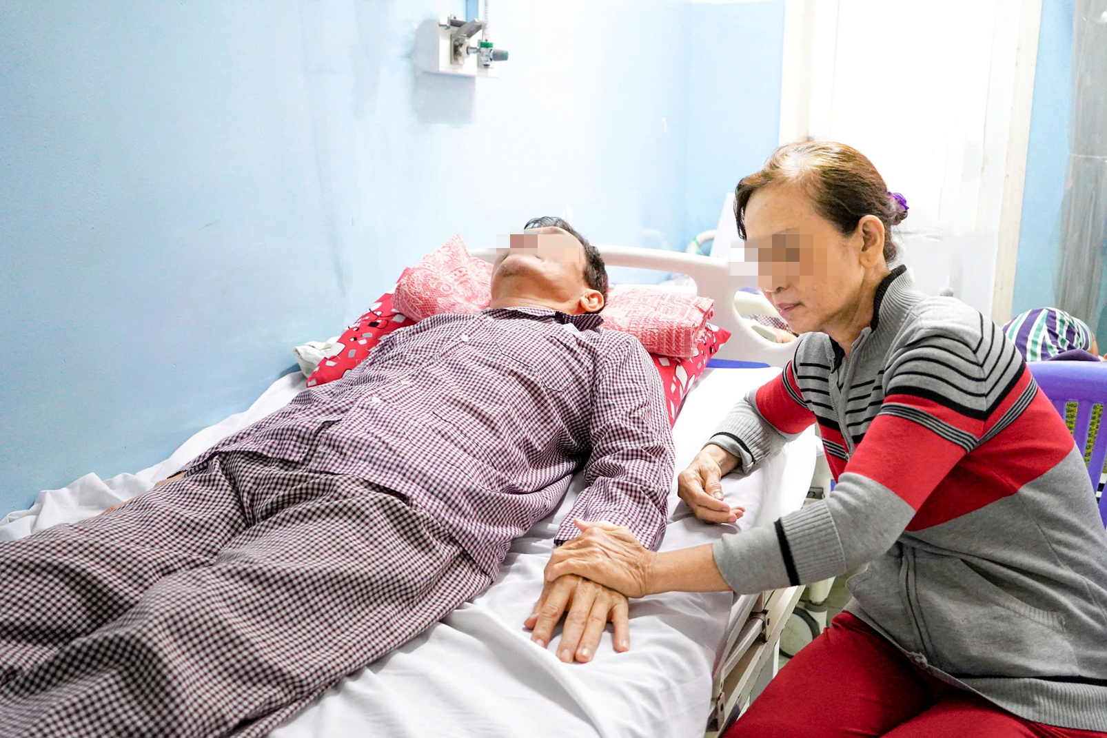 Ông H. thời điểm đang điều trị bệnh tại Bệnh viện Nhân dân Gia Định