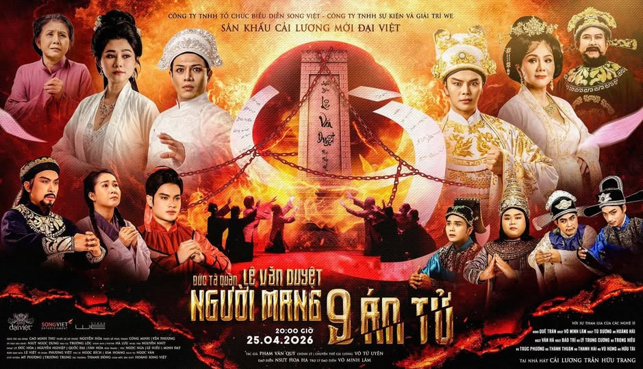 Poster giới thiệu sự trở lại của vở cải lương 