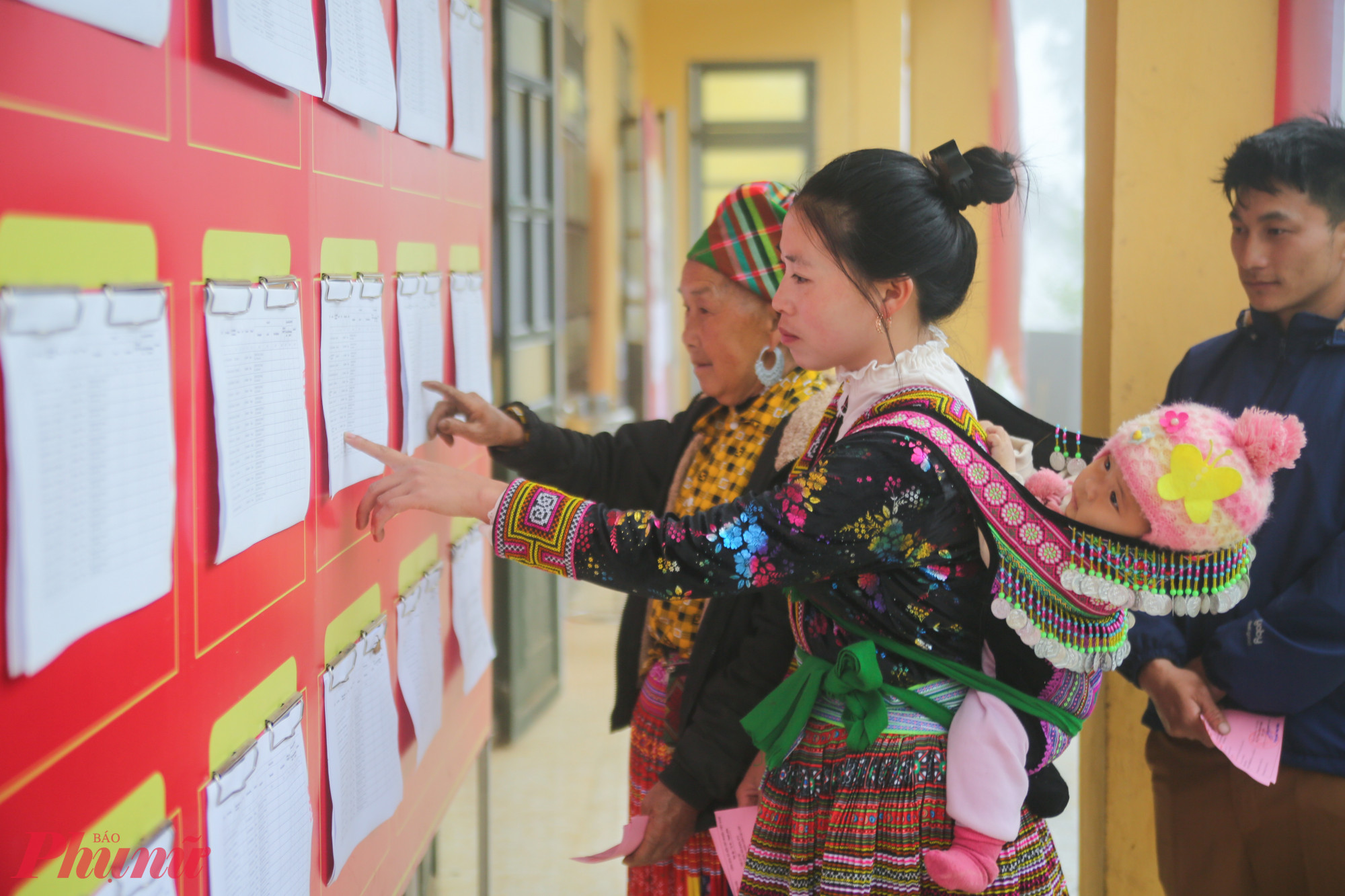 Theo thông tin, thôn Pá Hu có 436 cử tri đi bỏ phiếu