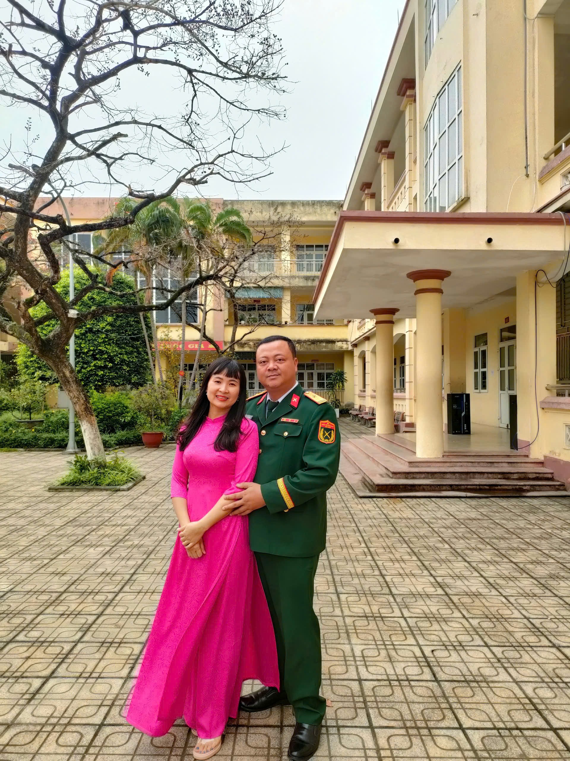 Anh Tuấn Anh bên vợ yêu - Ảnh do nhân vật cung cấp.