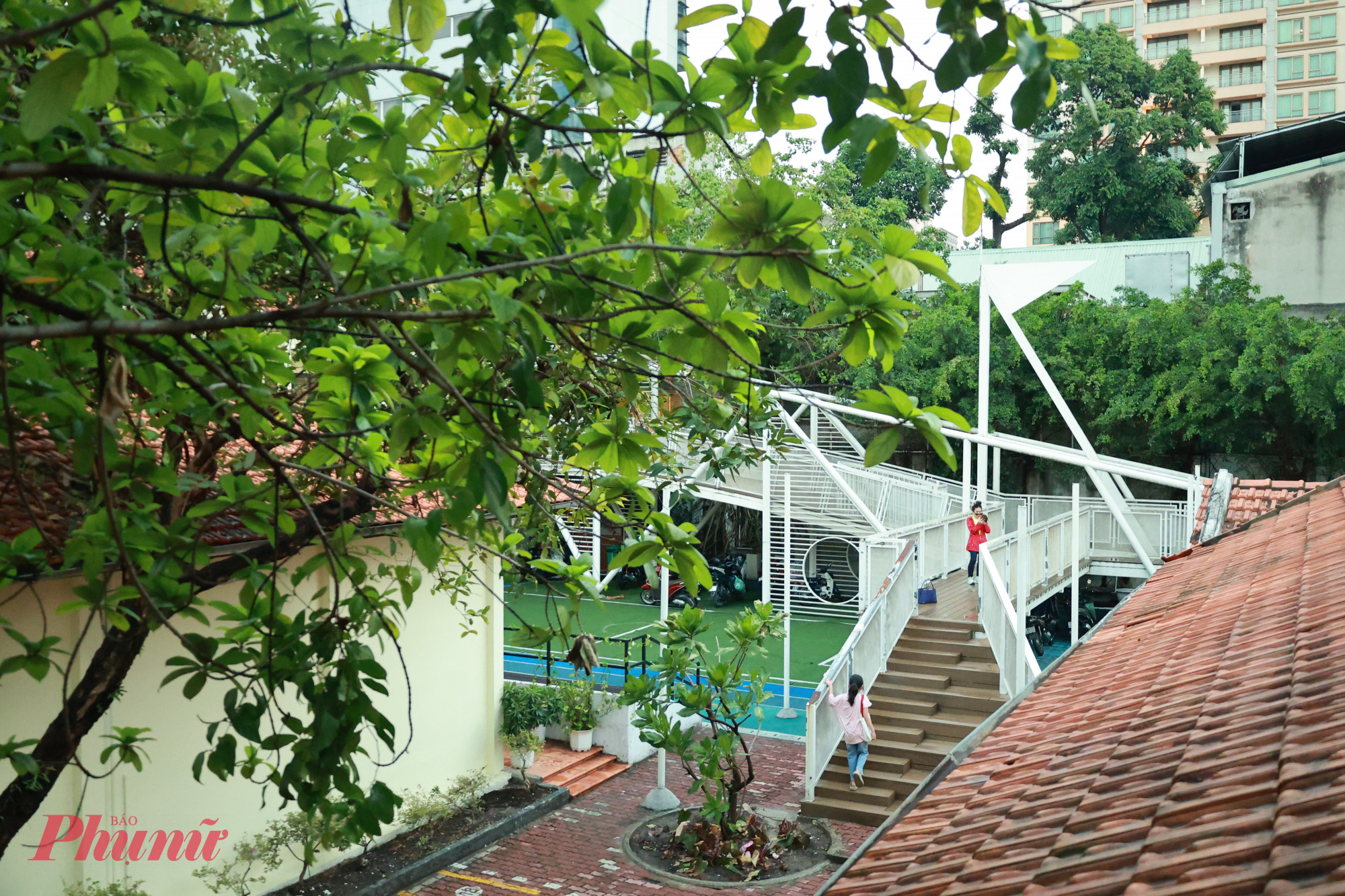 Có nhiều góc cảnh đặc sắc, thu hút người tham quan và học viên check in 