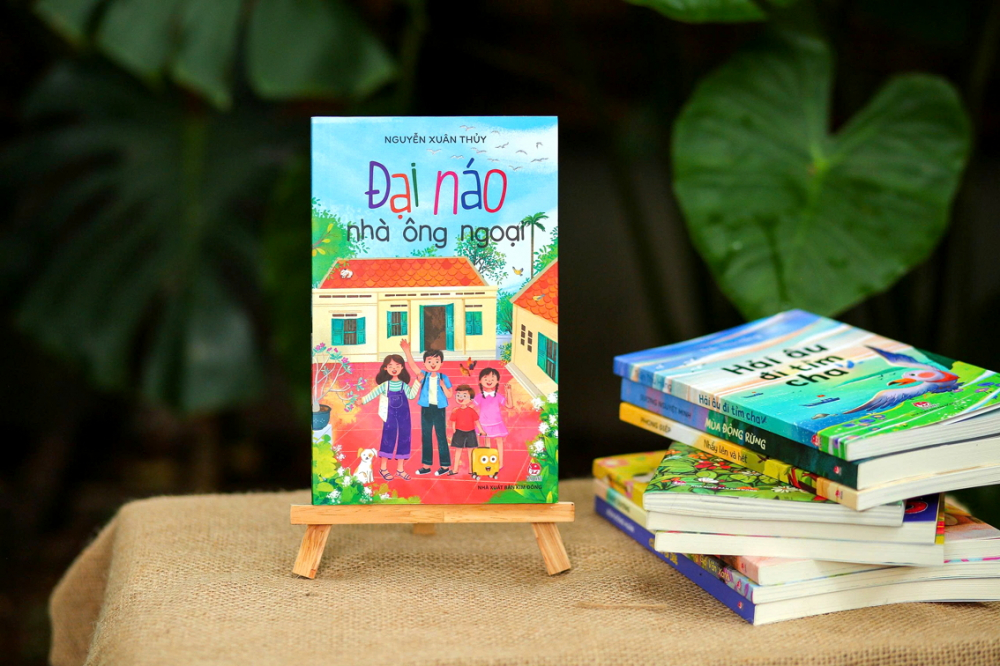 Tác phẩm Đại náo nhà ông ngoại vừa được trao giải thưởng Sách quốc gia  - Nguồn ảnh: Nhà xuất bản Kim Đồng