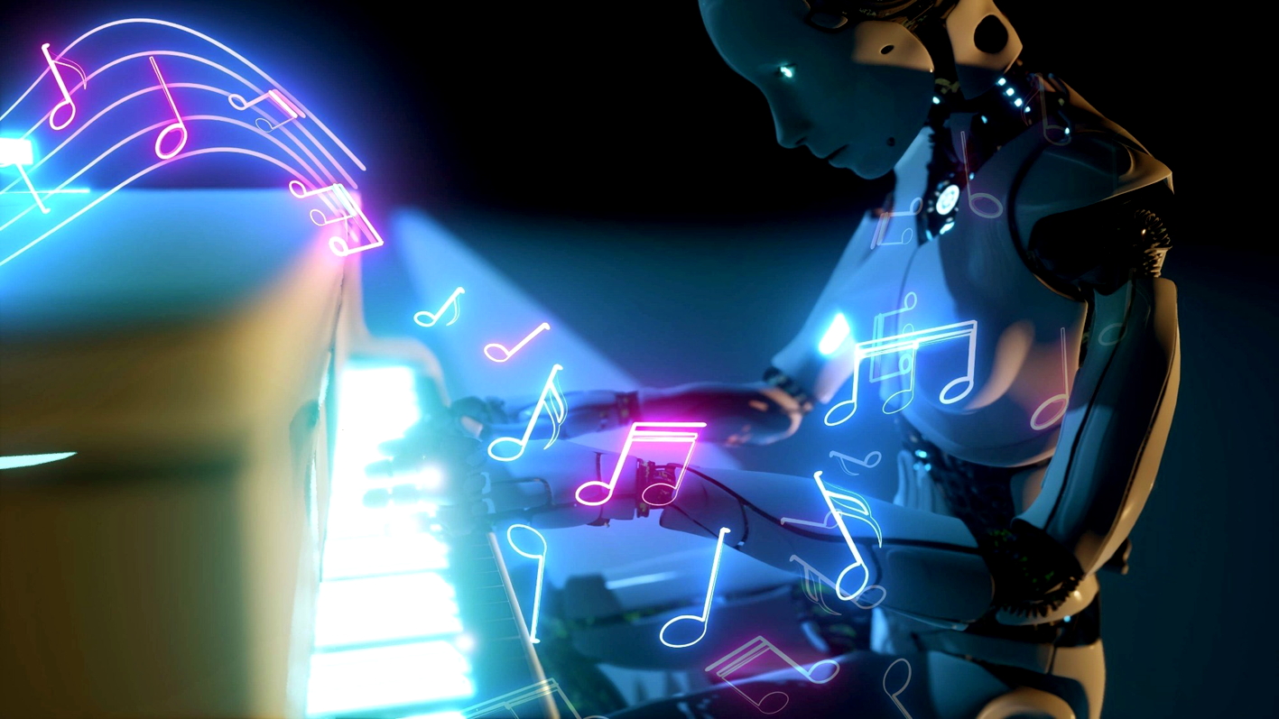 Trí tuệ nhân tạo và công nghệ đang thay đổi xu hướng nghe nhạc toàn cầu - Nguồn ảnh: AZOAI