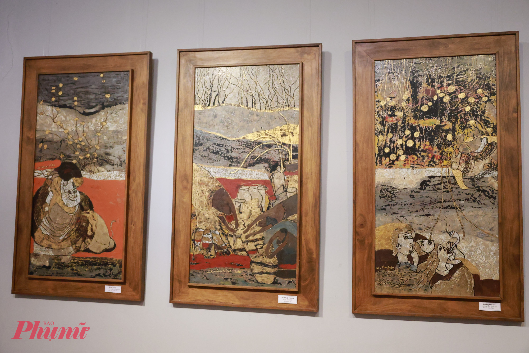 Tác phẩm sơn mài của hoạ sĩ Hồ Thị Xuân Thu 