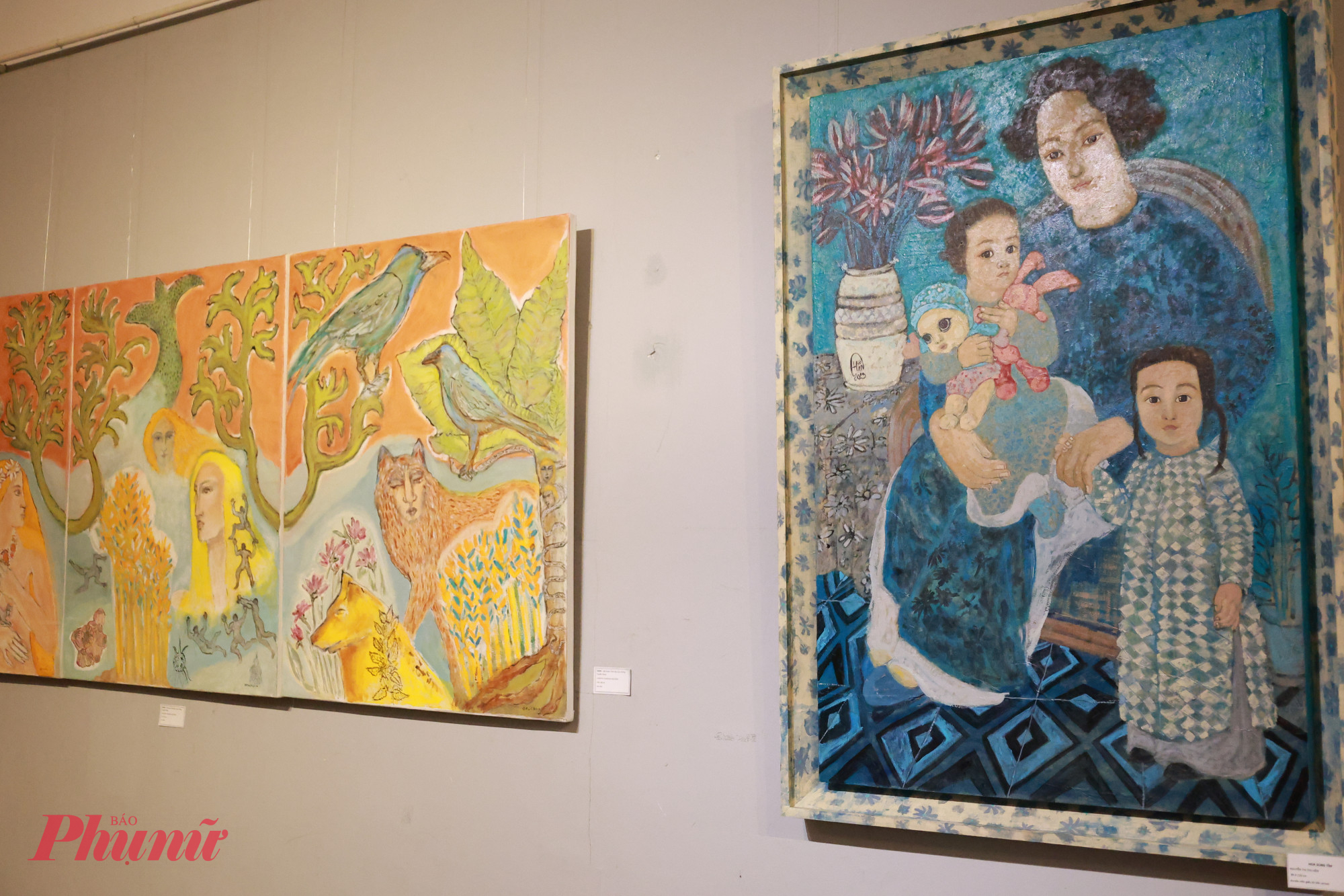 Nghệ thuật thể hiện rõ nét góc nhìn nội tâm của nghệ sĩ 2 nước 