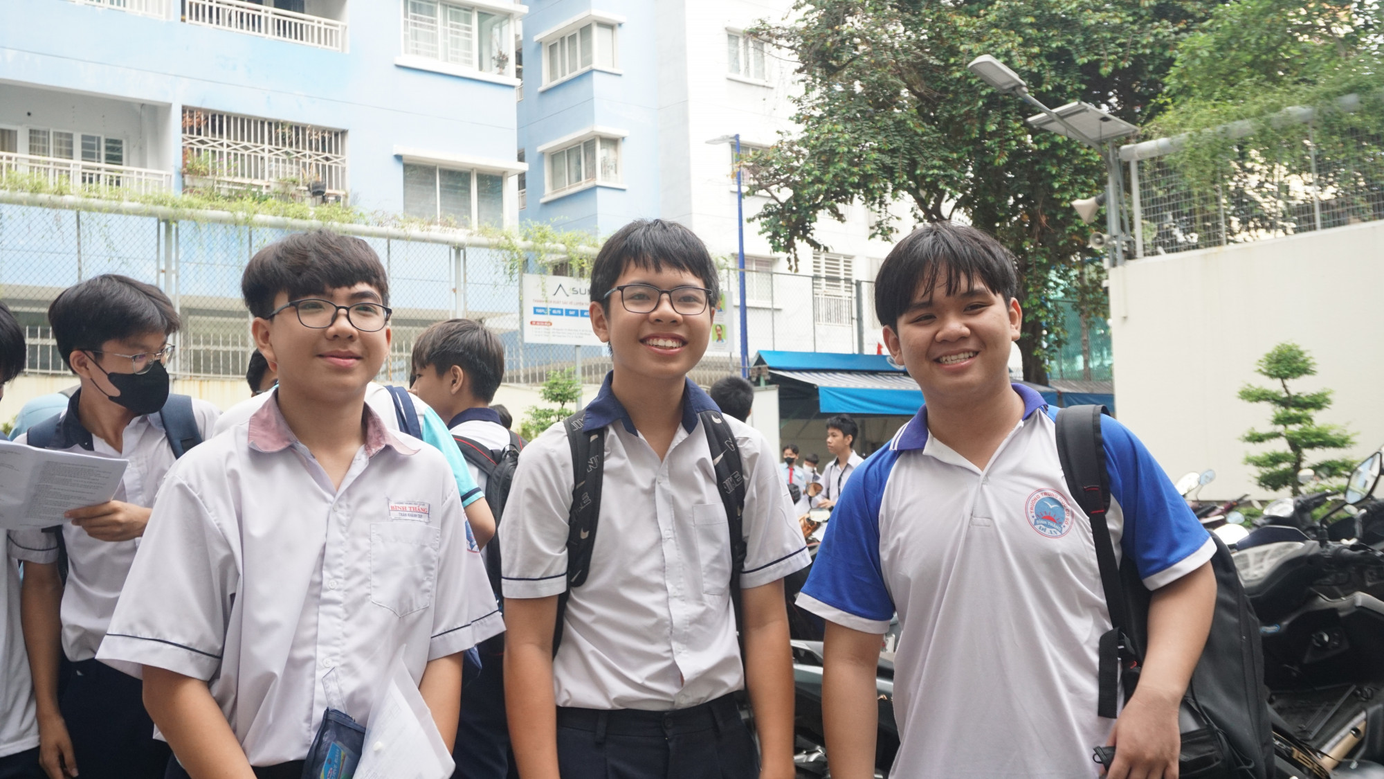 Thí sinh tham dự kỳ thi tuyển sinh vào lớp Mười Trường Phổ thông Năng khiếu năm 2025 - Ảnh: N.Q.