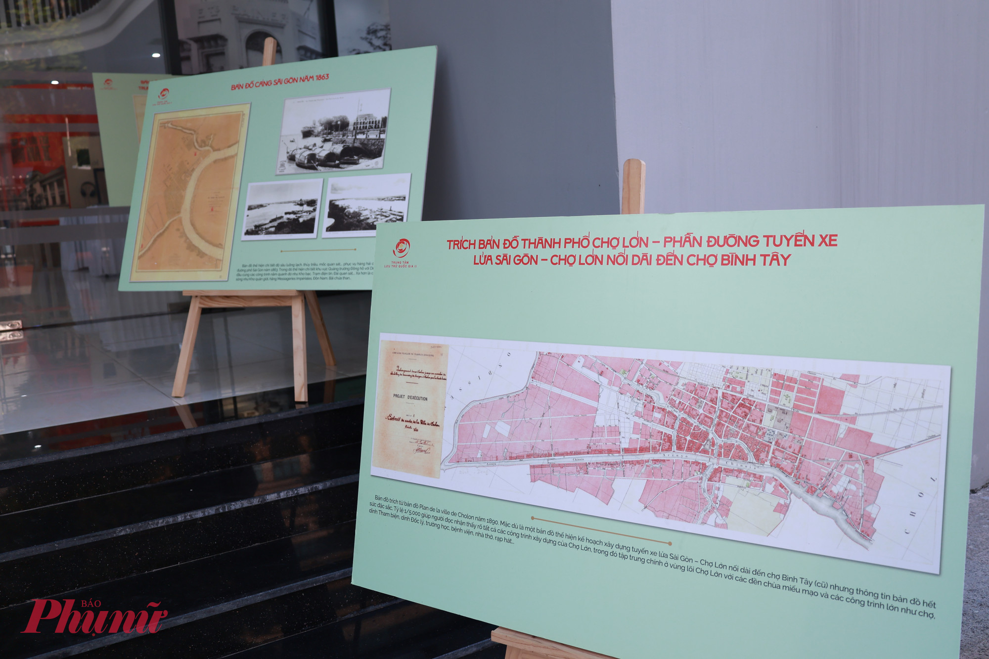 Khoảng 20 bản đồ, đồ án và địa danh xưa của Sài Gòn - Chợ Lớn được trưng bày 