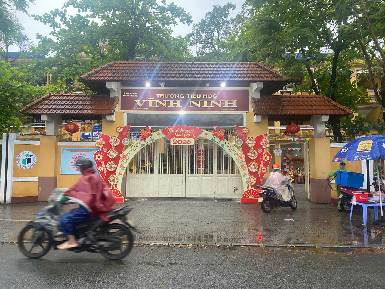 Trường Tiểu học Vĩnh Ninh (phường Hóa Châu, TP Huế) nơi cháu Th, đang theo học