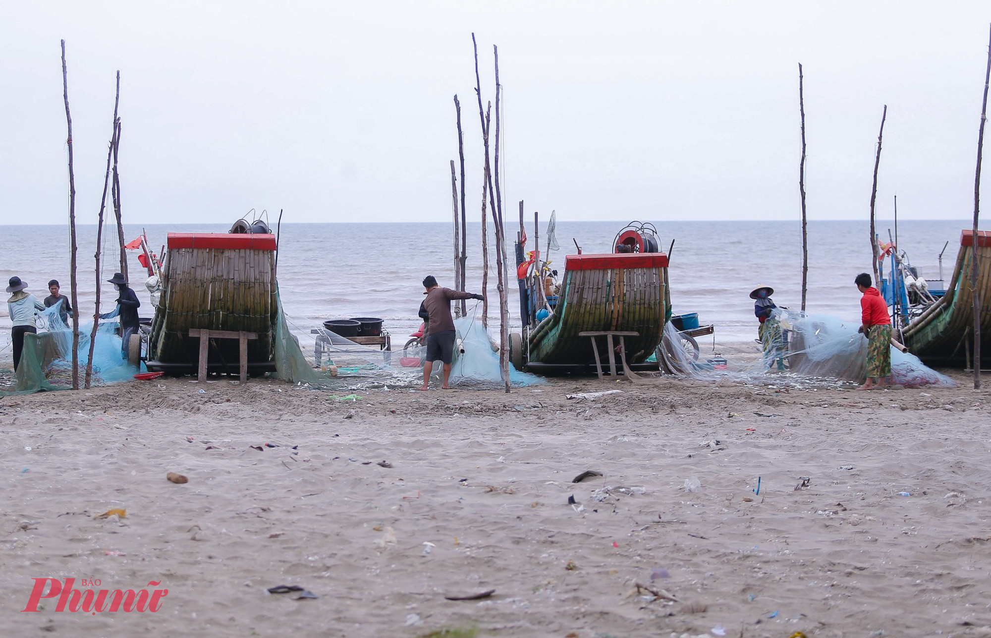 Bè mảng được ngư dân sử dụng để đánh bắt cá trích