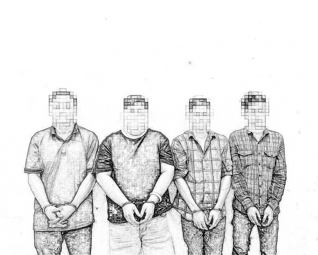 4 trong 5 đối tượng liên quan. Ảnh: CACC