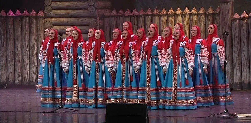 Dàn hợp xướng Dân gian Nga Omsk mang những giai điệu của vùng 