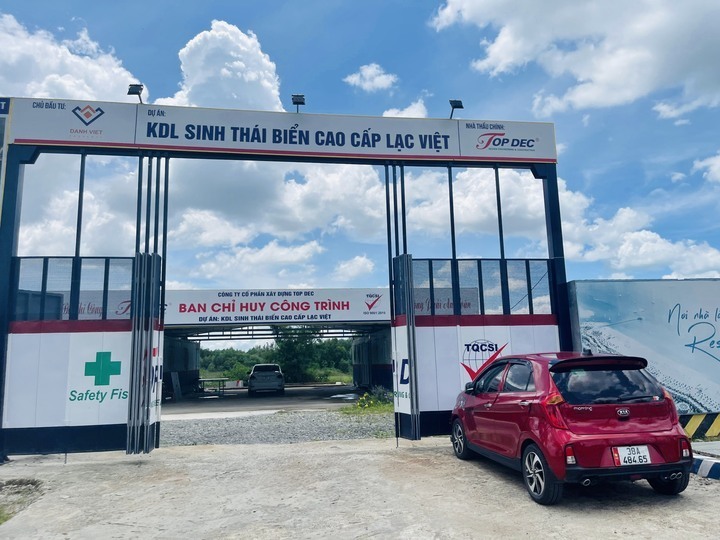 Dự án Khu du lịch sinh thái biển cao cấp Lạc Việt thuộc xã Thắng Hải, Hàm Tân, Bình Thuận cũ, nay là tỉnh Lâm Đồng