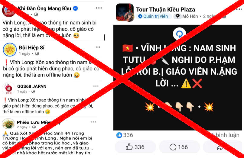 Thông tin sai sự thật trên mạng xã hội