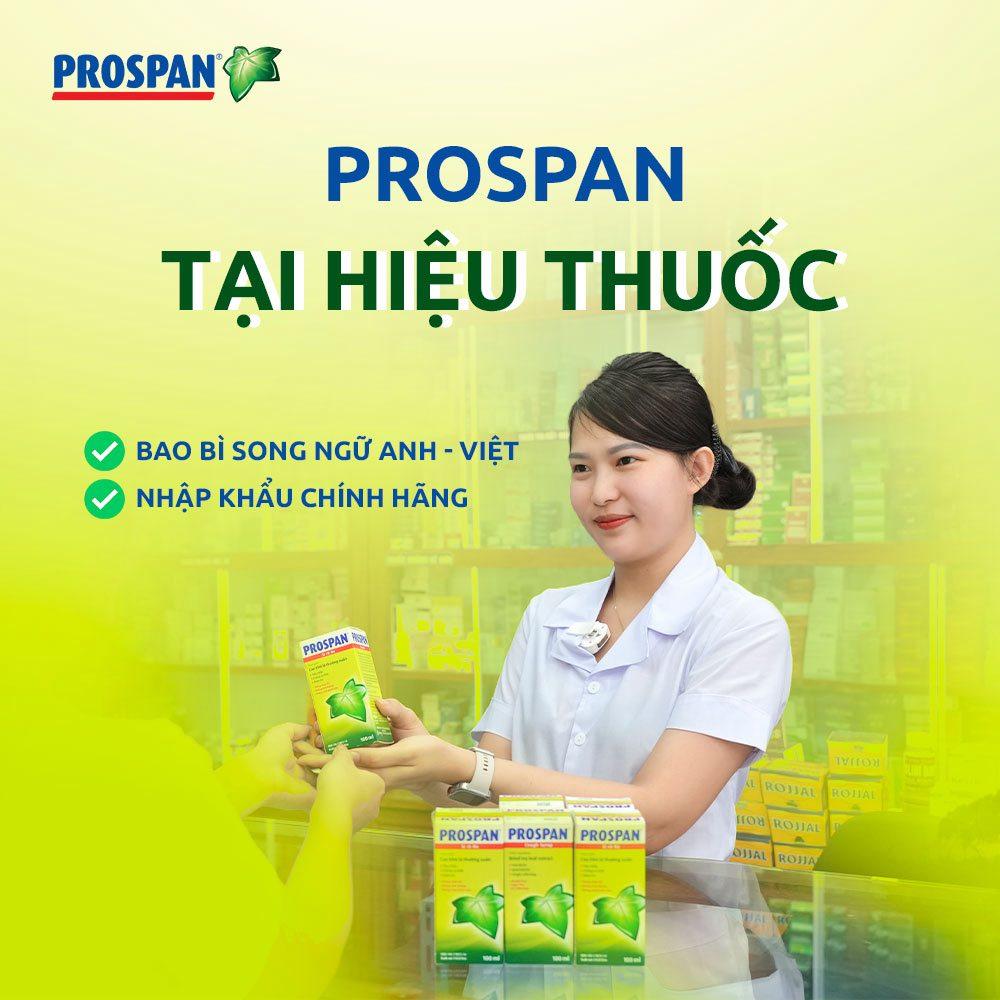 Giá bán Prospan tại hệ thống nhà thuốc luôn ổn định