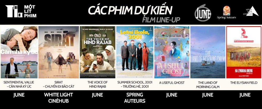 Các phim sẽ ra rạp trong dự án “Một lít phim” - Nguồn ảnh: Fanpage Một lít phim