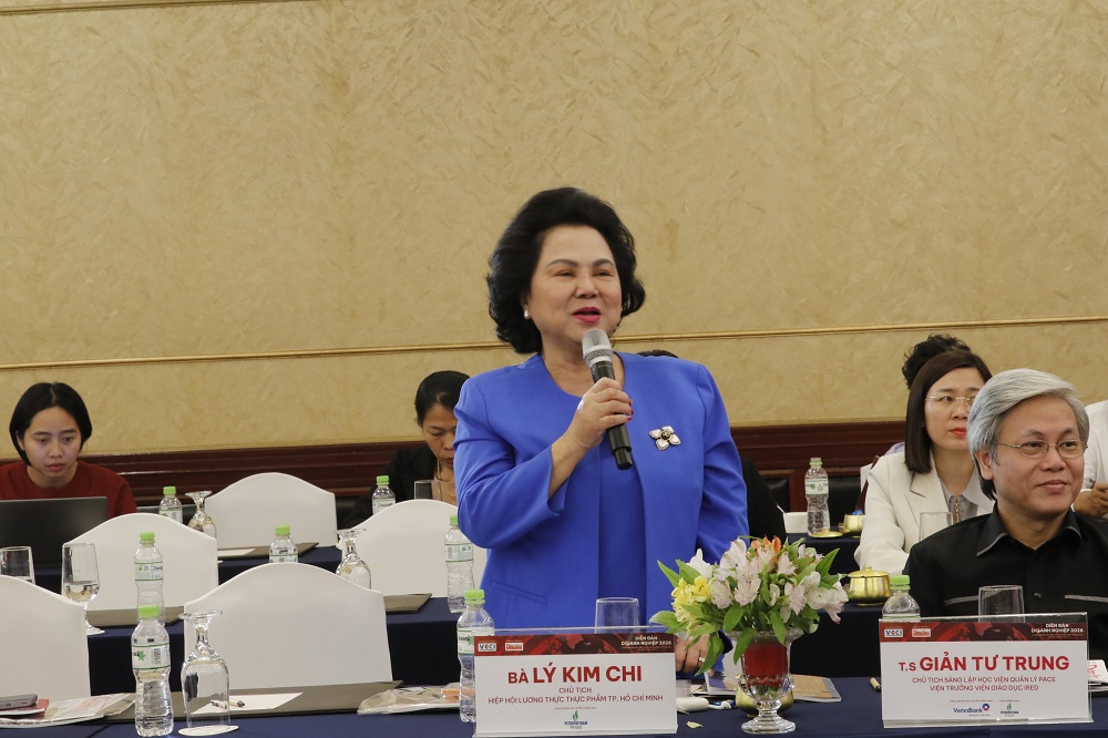 13 Bà Lý Kim Chi - Phó Chủ tịch Hiệp hội Doanh nghiệp TP HCM, Chủ tịch Hội Lương thực Thực phẩm TP HCM (FFA)