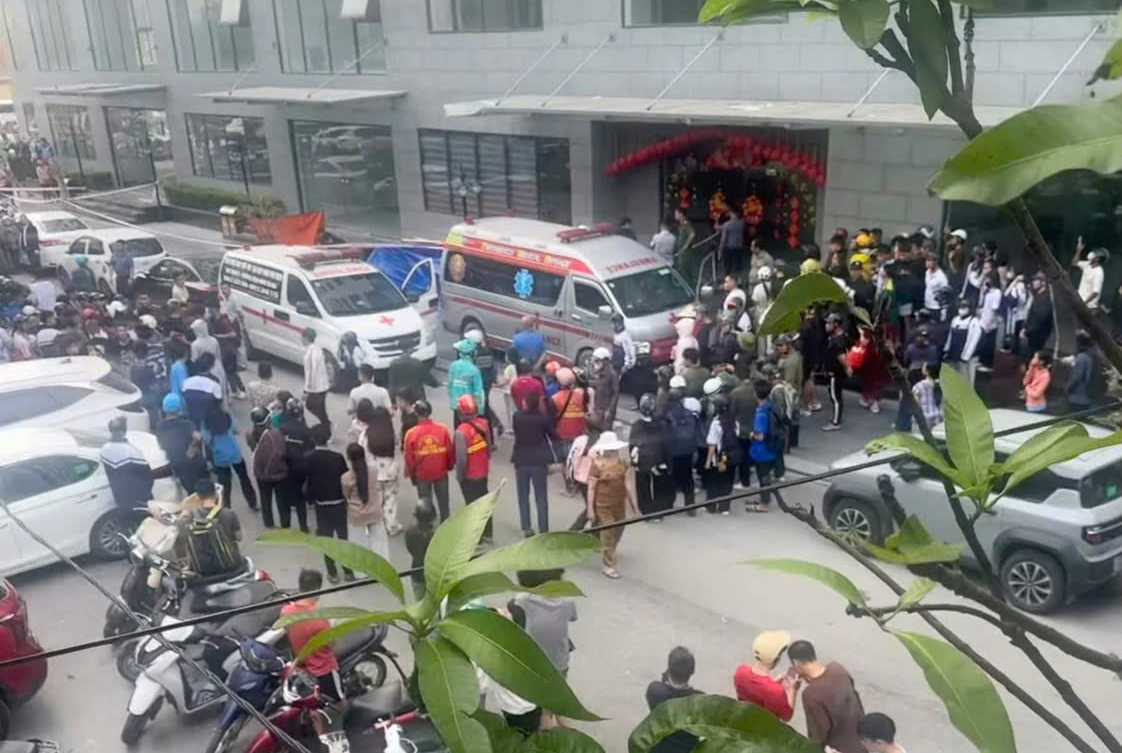 Hiện trường nơi xảy ra vụ việc - Ảnh: Khánh Trung