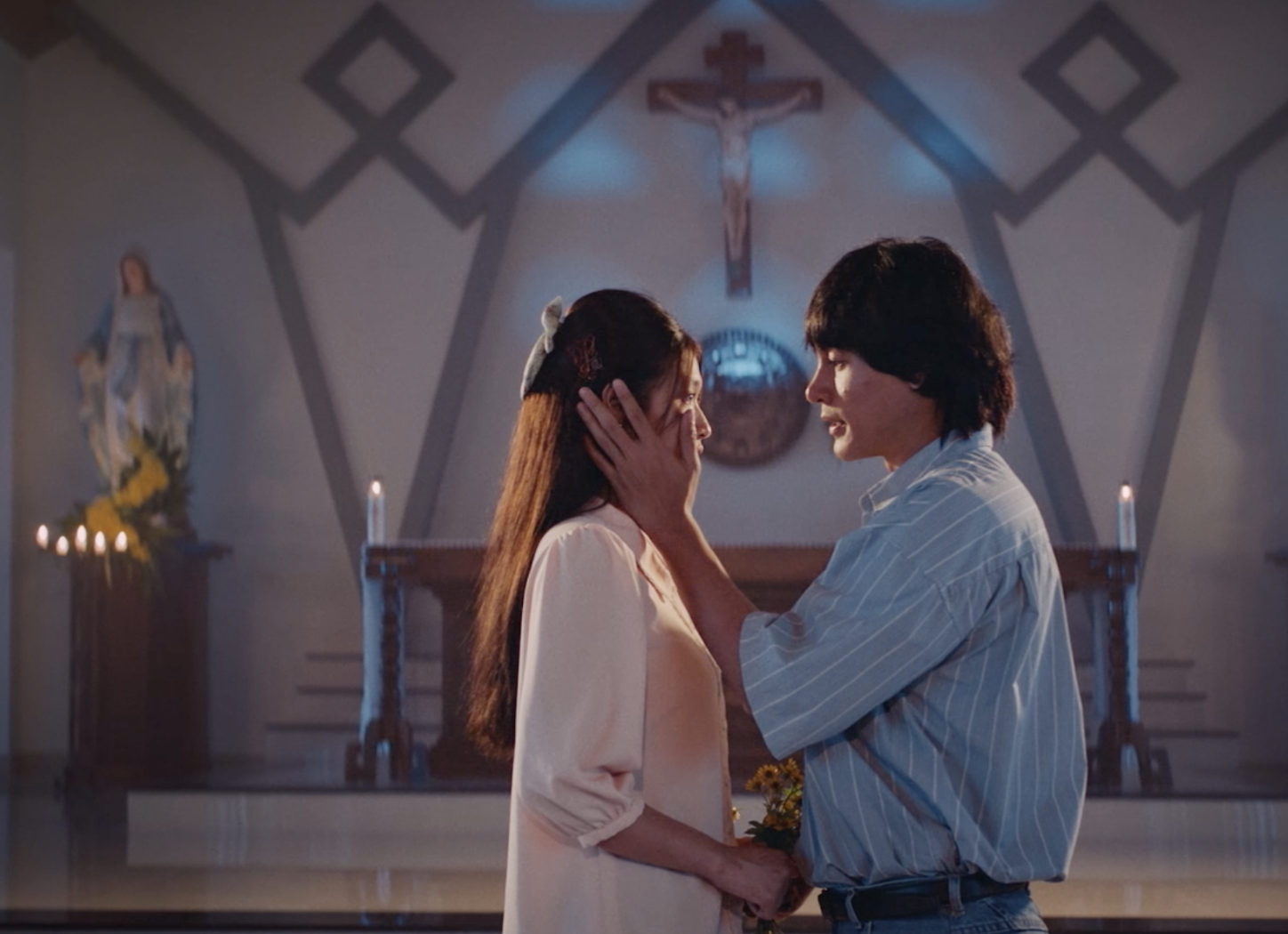 Hoa hậu Đoàn Thiên Ân và diễn viên Khương Lê đảm nhận vai nữ và nam chính trong phim