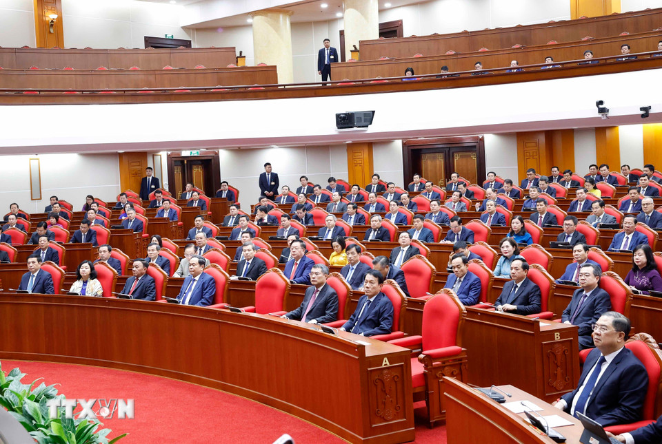  bế mạc Hội nghị lần thứ hai Ban Chấp hành Trung ương Đảng khóa XIV - Ảnh: TTXVN)