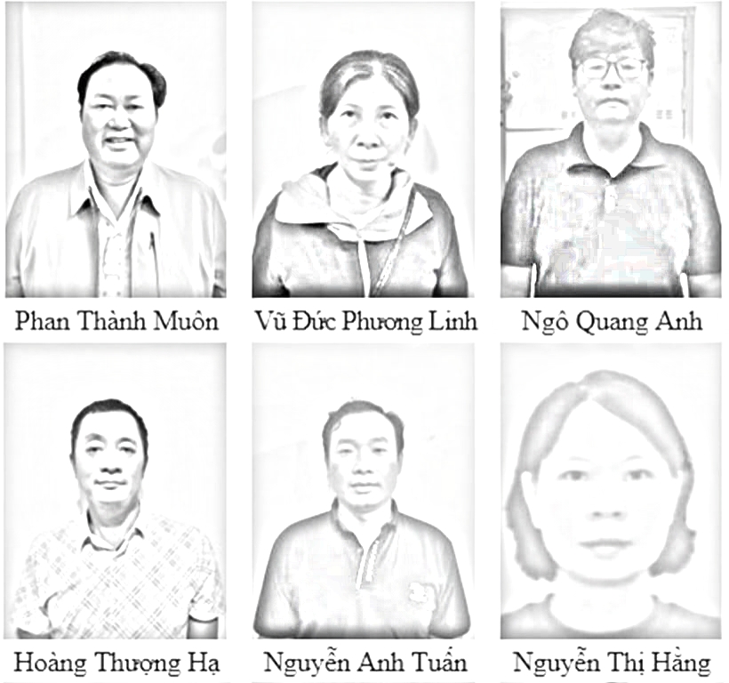 Các bị can trong vụ án - Ảnh: TH