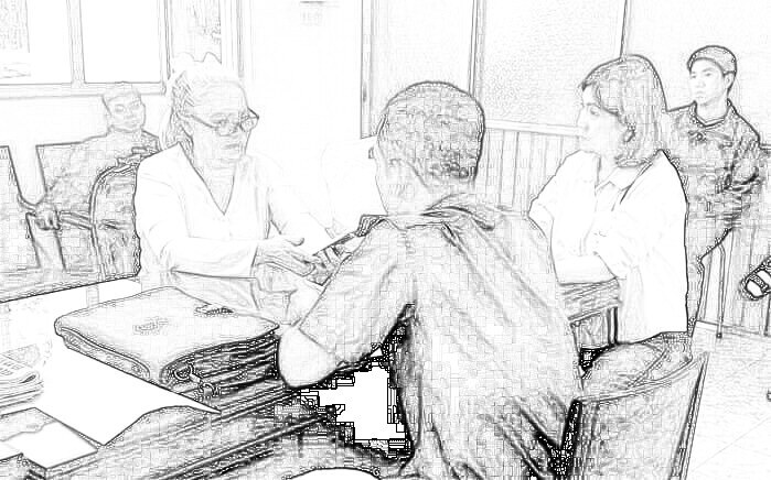 Nguyễn Thị Lép tại cơ quan điều tra. Ảnh: CACC