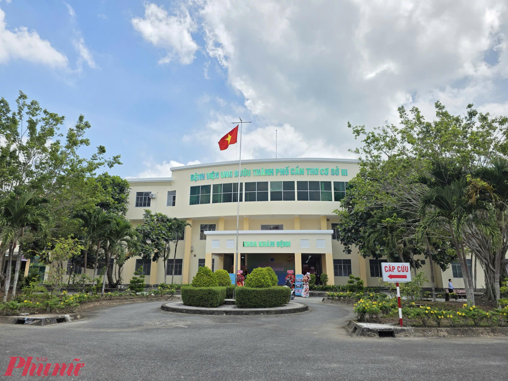 Cơ sở 3 của Bệnh viện Ung bướu Cần Thơ ở xã Phong Điền được đưa vào hoạt động nhằm góp phần giảm quá tải cho cơ sở 1 và cơ sở 2 - Ảnh: Trung Phạm