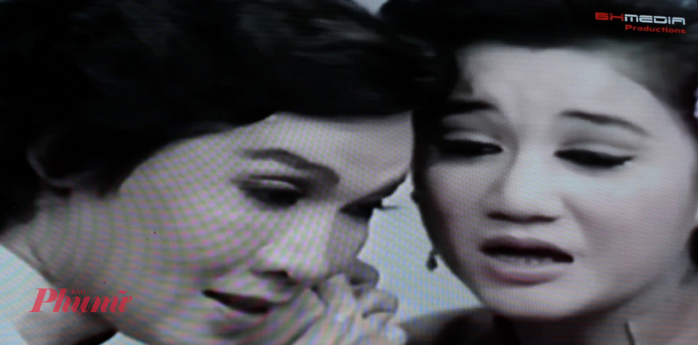 Những đoạn phim tư liệu quý giá về vở Hòn vọng phu - Ảnh chụp lại.