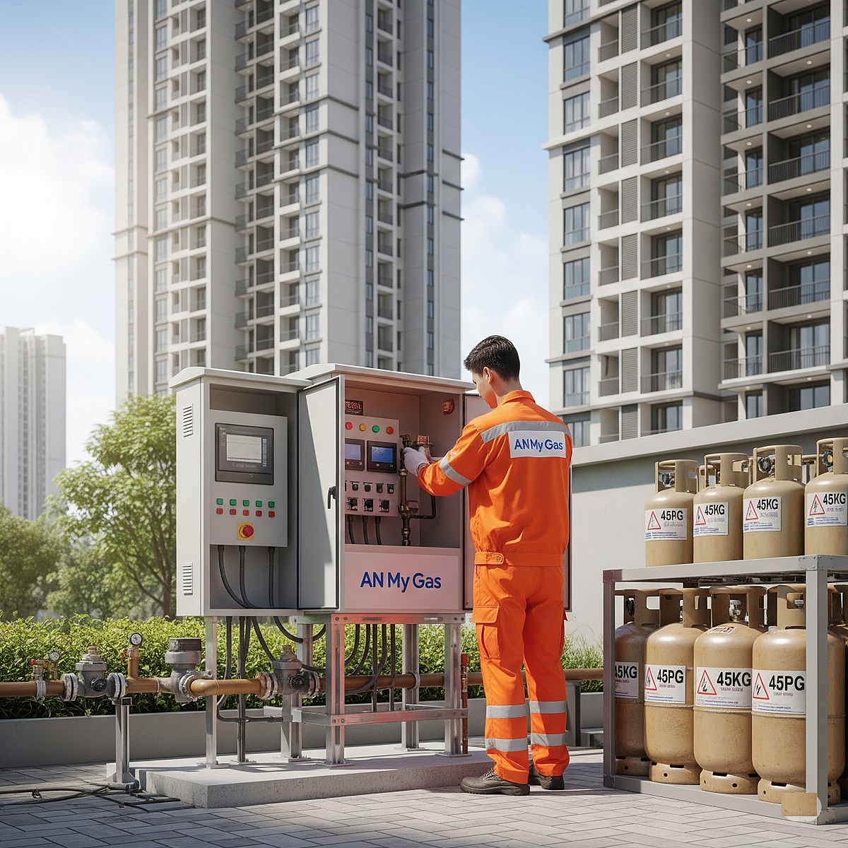 Gas trung tâm: Khi tiện ích “hạng sang” trở thành “cục nợ” và bài toán khó cho quyền lợi cư dân Hệ thống gas trung tâm trước đây được xem là tiện ích hạng sang thì nay trở tành bài toán khó giải quyết tại nhiều chung cư - Ảnh minh hoạ