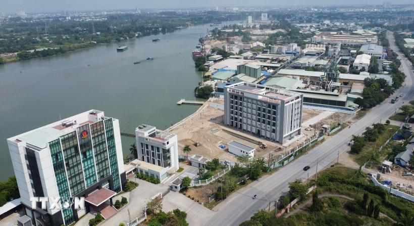 Trụ sở cơ quan Nhà nước mới được xây dựng tại Khu công nghiệp Biên Hòa 1, tỉnh Đồng Nai - Ảnh: Công Phong/TTXVN