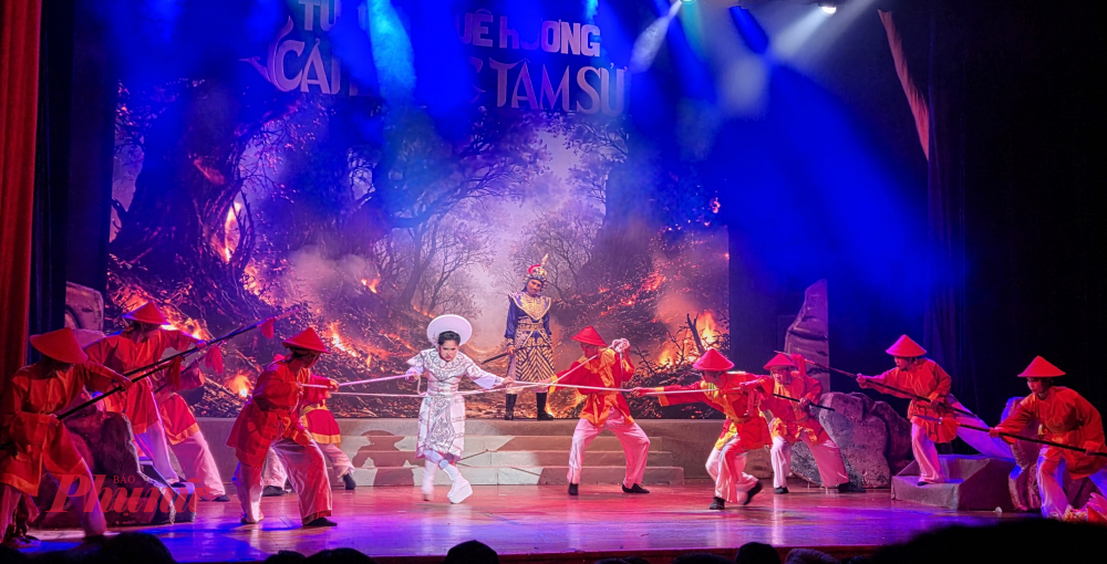 Tây Sơn nữ tướng là tiết mục dành riêng cho các nghệ sĩ trẻ.