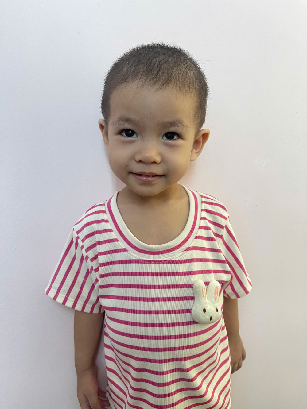 Bé Nguyễn Hoàng Thiên Ý sau đợt 