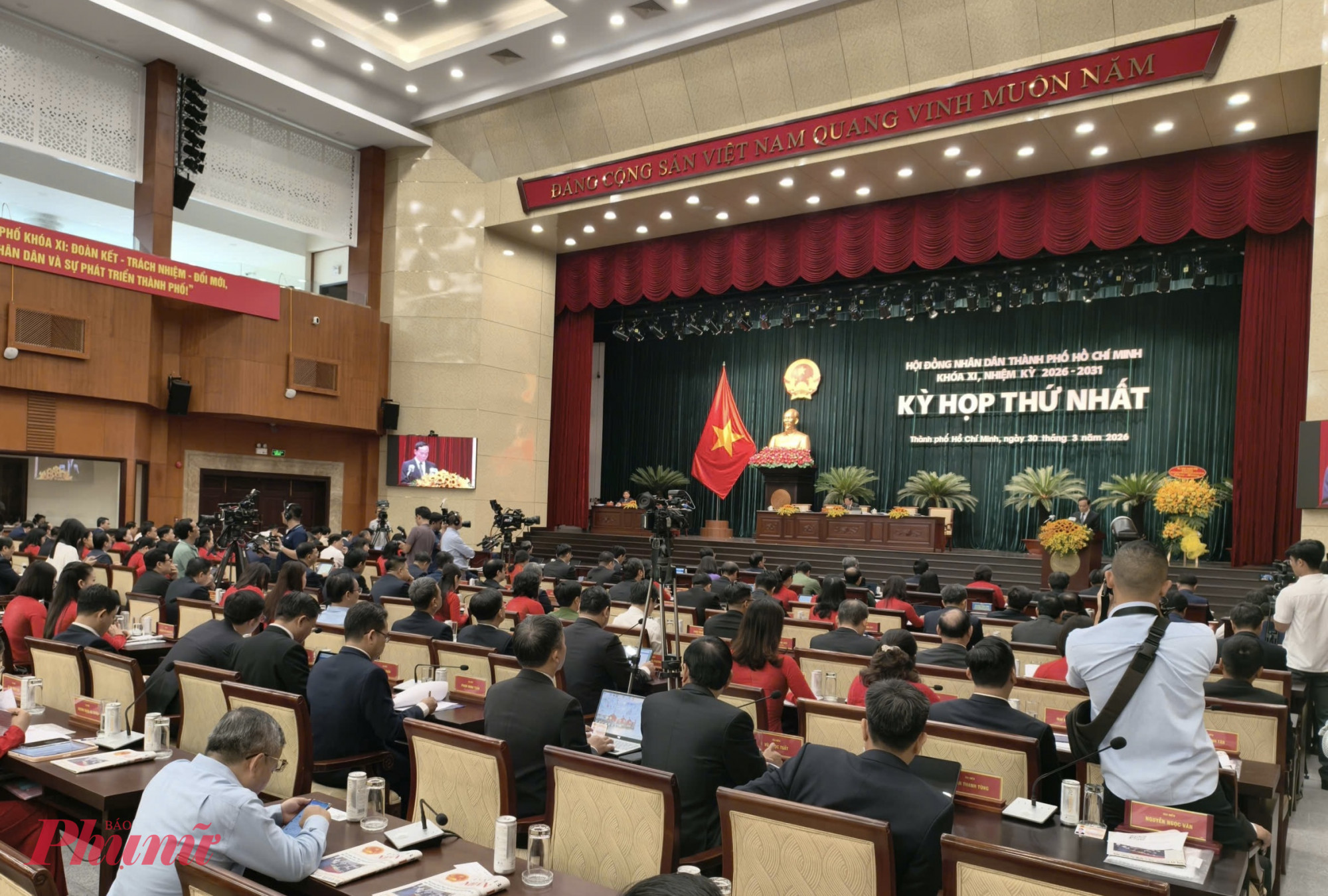Kỳ họp thứ nhất HĐND TPHCM khóa XI, nhiệm kỳ 2026-2031 - Ảnh: Phùng Huy