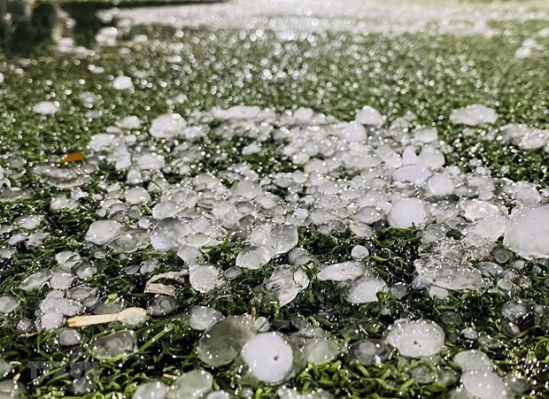 Mưa đá. (Ảnh minh họa. Nguồn: TTXVN)
