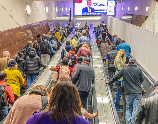 Sân bay quốc tế Hartsfield-Jackson International Atlanta (Mỹ) - một trong những sân bay đông đúc hàng đầu thế giới (ảnh minh họa: Getty Images)