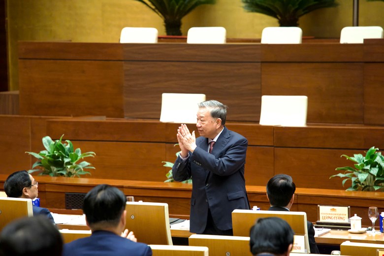 Tổng bí thư Tô Lâm tham dự Hội nghị - ảnh: QH