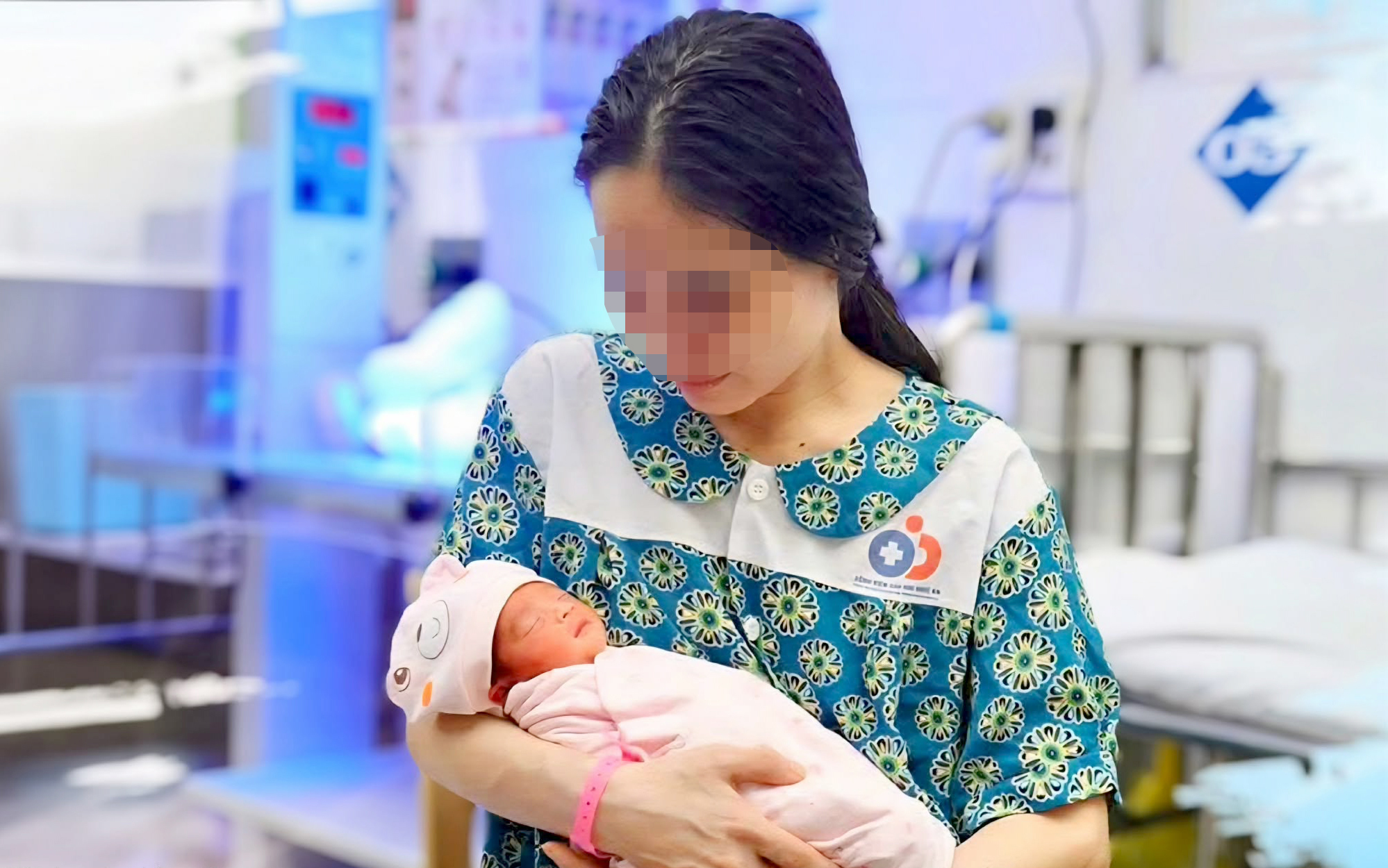 Sau 50 ngày nỗ lực giữ thai, sản phụ L. đã sinh con an toàn ở tuần thai thứ 33 - Ảnh: H.Yến