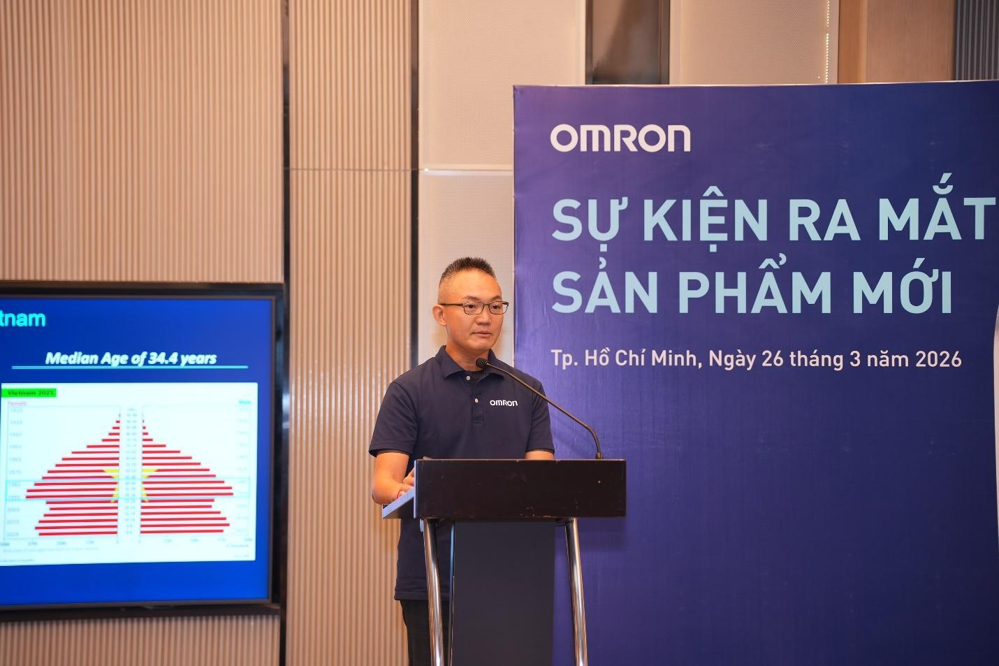 Ông Natsuki Chen - Tổng giám đốc OMRON Healthcare Việt Nam nhận định việc theo dõi sức khỏe chủ động tại nhà đóng vai trò then chốt trong phòng ngừa đột quỵ từ sớm