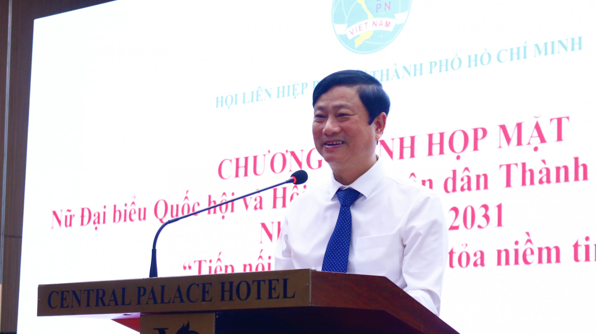 ông Võ Văn Minh – Ủy viên Ban Chấp hành Trung ương Đảng, Phó bí thư Thành ủy, Chủ tịch Hội đồng nhân dân TPHCM 