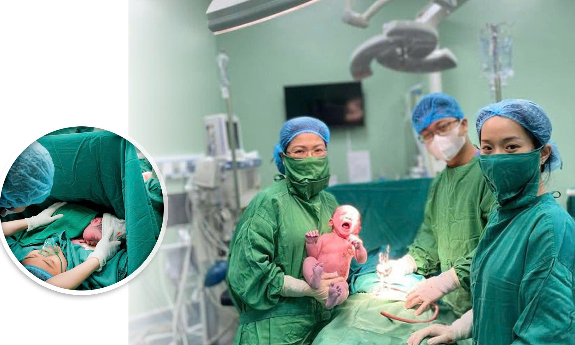 Chị H. sinh con thành công sau 4 lần sảy thai liên tiếp - Ảnh: H.Yến