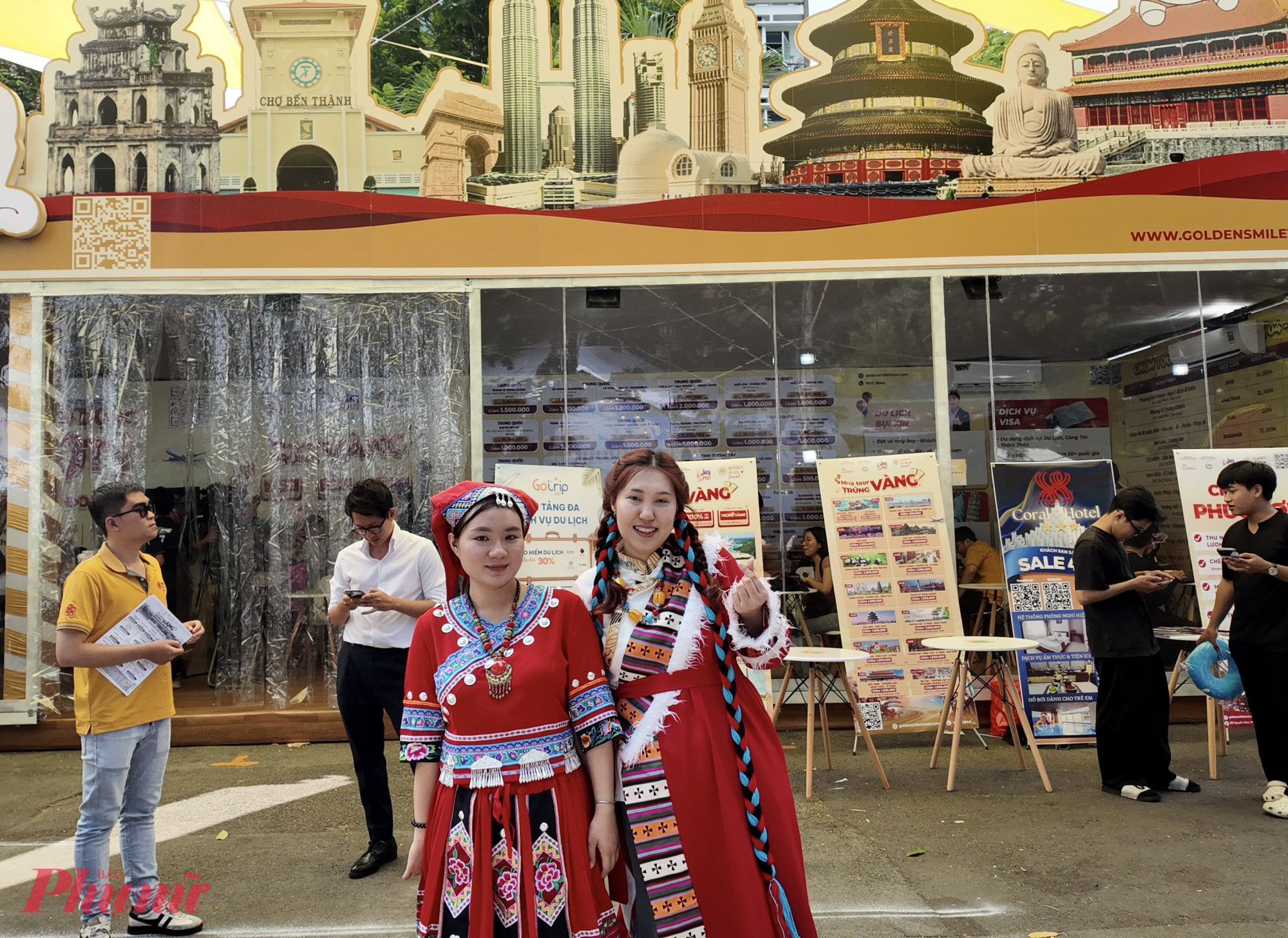 Một điểm nhấn đáng chú ý tại Ngày hội Du lịch năm nay là nhiều gian hàng được thiết kế theo hướng tăng trải nghiệm tương tác trực tiếp với điểm đến nhằm thu hút khách.