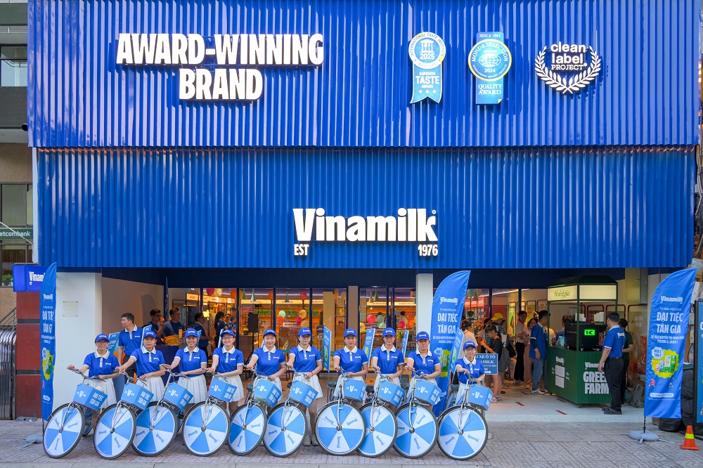 Hệ thống phân phối rộng khắp giúp sản phẩm Vinamilk duy trì độ phủ thị trường - Ảnh: VN