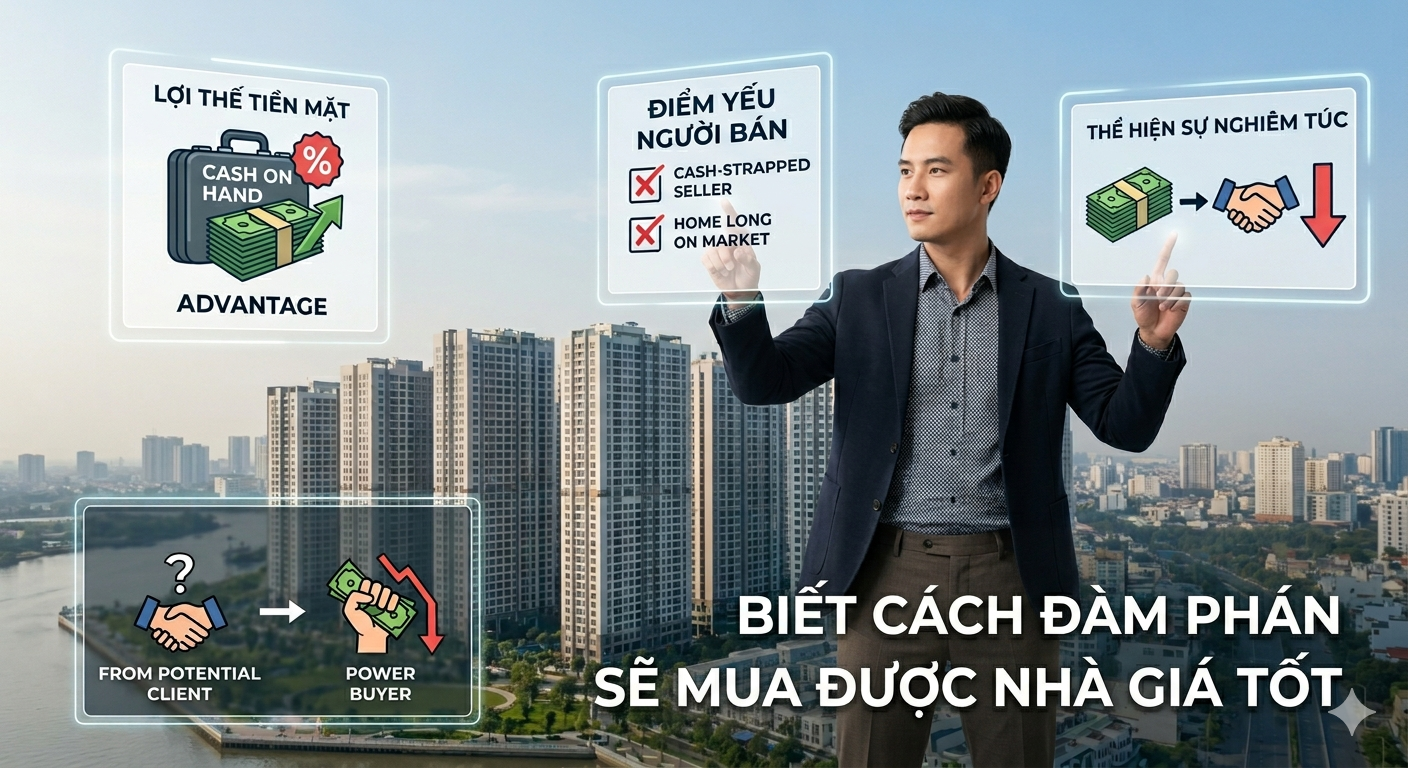 Theo tôi, nếu biết cách đàm phán thì sẽ mua được nhà với giá tốt