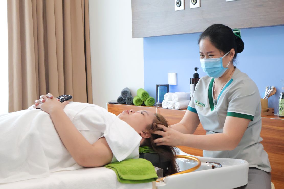 Phòng massage cho mẹ sau sinh tại Bệnh viện đa khoa Vinmec Cần Thơ - Ảnh: Vinmec Cần Thơ