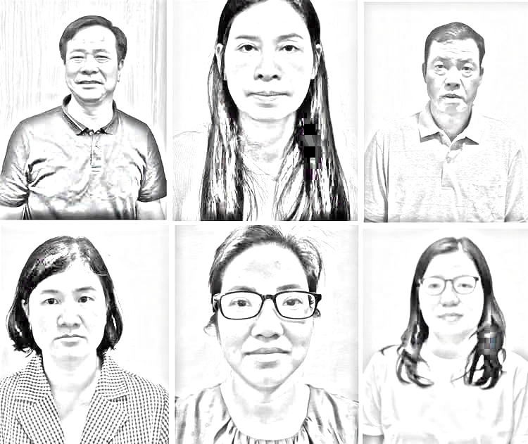 Các bị can trong vụ án - Ảnh: BCA