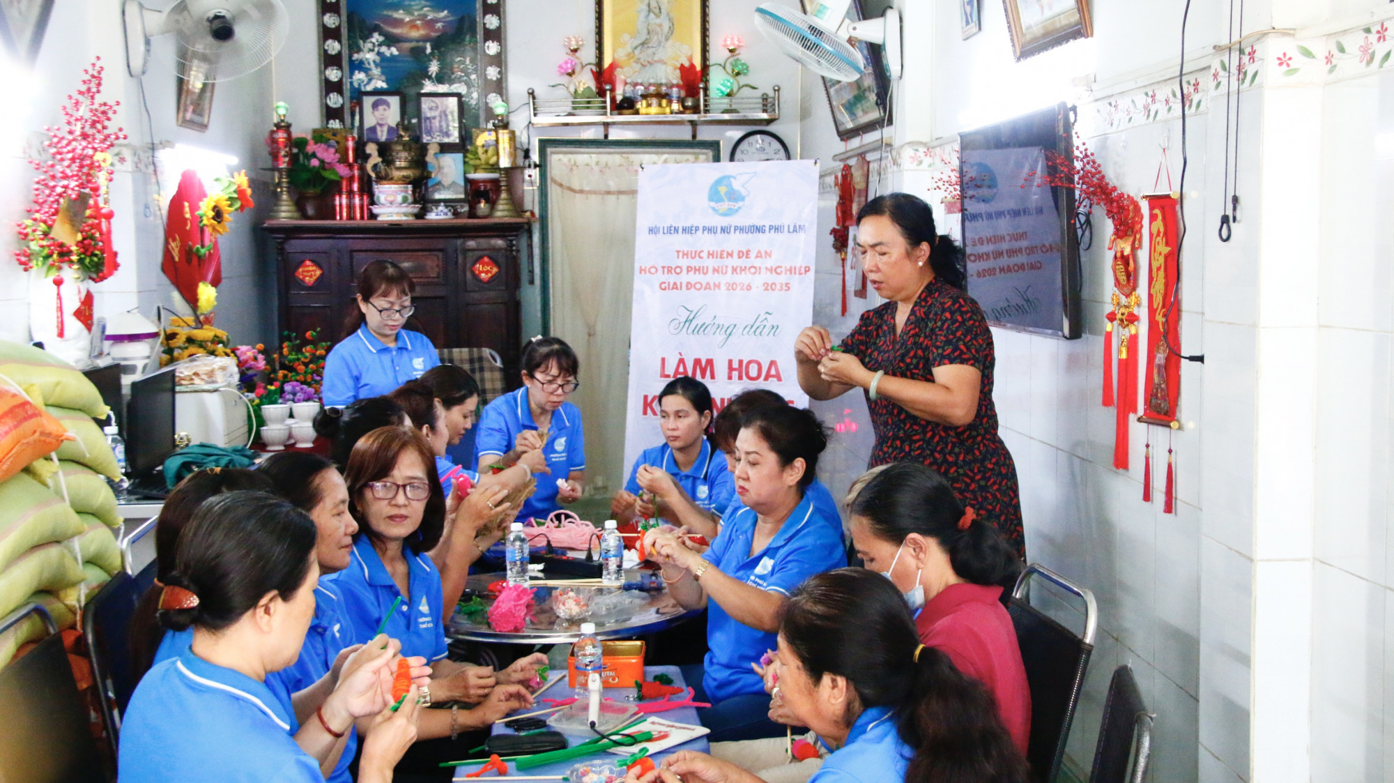 Chị Lê Thị Thu Thảo – Chi hội trưởng Phụ nữ khu phố 13, phường Phú Lâm 