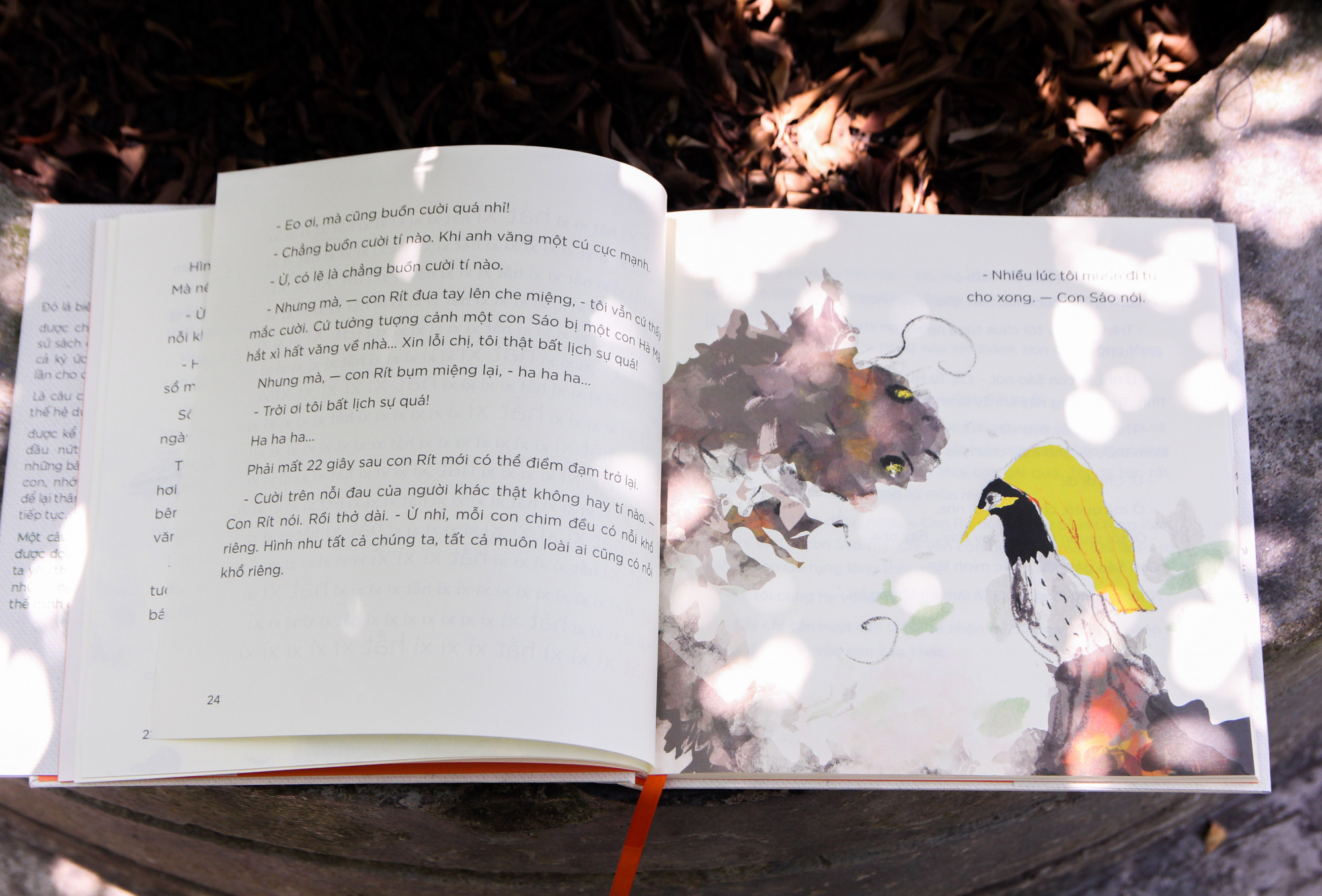 Toàn bộ tranh minh họa trong tác phẩm do nhà văn Nguyễn Ngọc Thuần vẽ