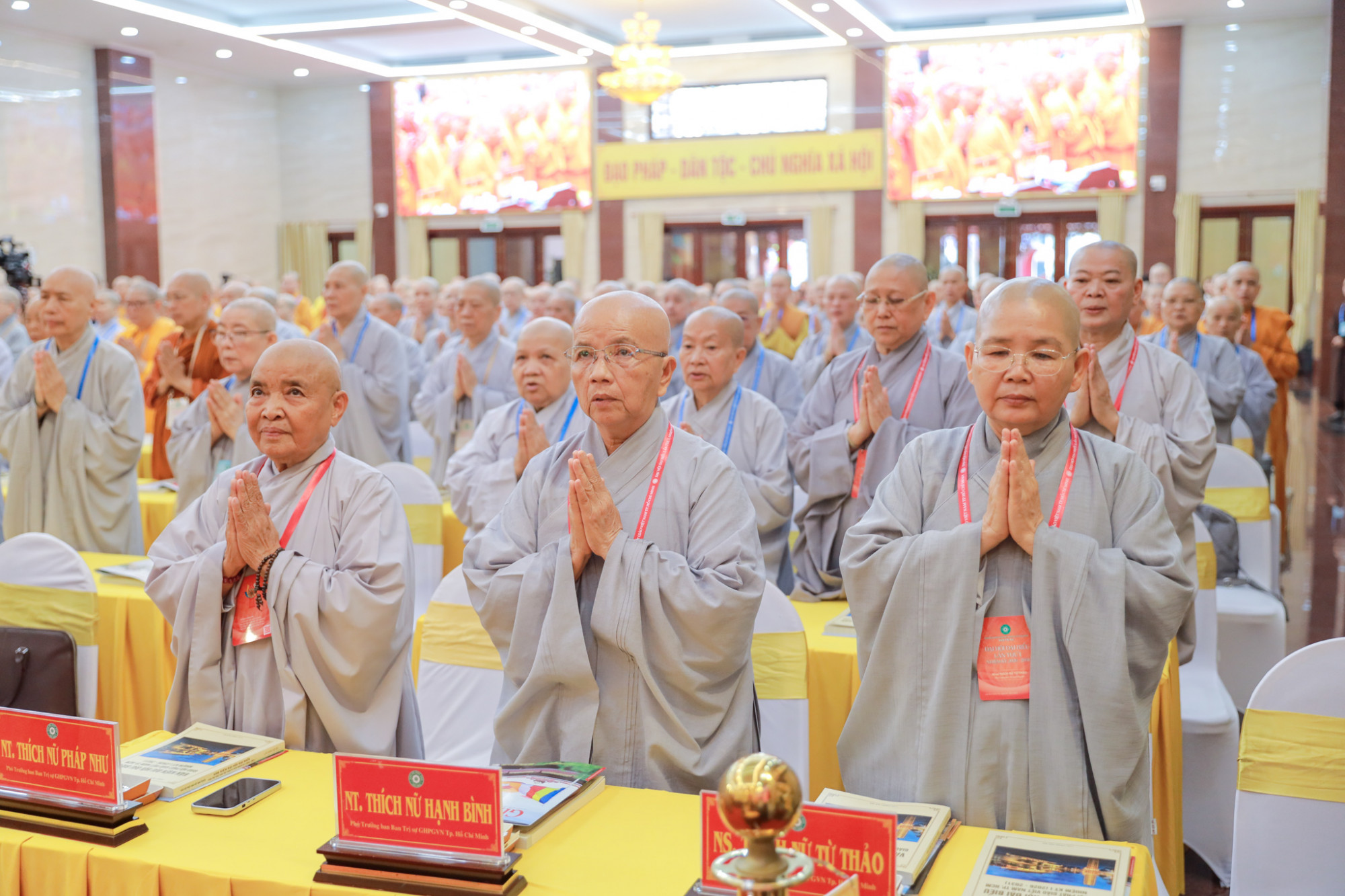 Các đại biểu Ni sư tham sự đại hội 