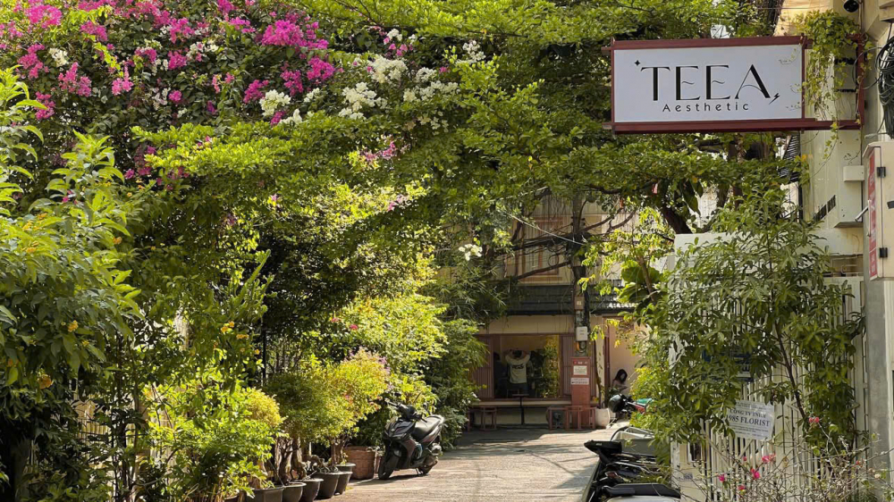 214 Nguyễn Văn Nguyễn, Phường Tân Định. Nằm nép mình trên đường Nguyễn Văn Nguyễn, con hẻm nhỏ ấy mang một vẻ đẹp rất riêng, như tách biệt khỏi nhịp sống vội vã của thành phố. Hai bên hẻm phủ đầy cây xanh, những tán lá đan xen tạo thành lớp mái tự nhiên, vừa đủ để lọc lại ánh nắng vàng của mùa hè, khiến không gian lúc nào cũng dịu nhẹ và đầy chất thơ. Mỗi bước chân đi qua đều có cảm giác như đang lạc vào một góc phố rất “điện ảnh”, nơi ánh sáng và bóng râm hòa quyện, tạo nên những khung hình check-in đầy cảm hứng. Xen giữa sắc xanh ấy là những quán cà phê nhỏ xinh, yên tĩnh, nơi người ta có thể ngồi hàng giờ chỉ để nhâm nhi một ly nước mát, tận hưởng không khí chậm rãi và bình yên hiếm có giữa lòng đô thị.